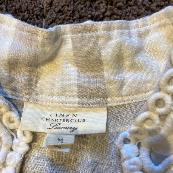 Gray and white summer tunic - Picture 3 of 7